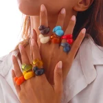 Simple Geometric Resin Plating Rings - Image 4