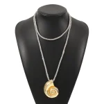 Beach Simple Style Conch Pendant Necklace - Image 2