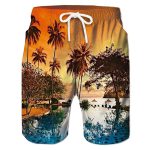Board Shorts with Graphic Prints, Quick Dry, Daily Comfort - Image 32