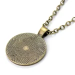 Elegant Vintage Fairy Pendant Necklace - Image 3