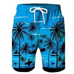 Board Shorts with Graphic Prints, Quick Dry, Daily Comfort - Image 5