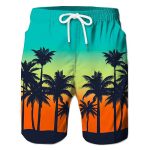 Board Shorts with Graphic Prints, Quick Dry, Daily Comfort - Image 13