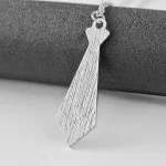 Colorful Tie Pendant Necklace - Image 3