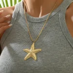 Elegant Starfish Pendant Necklace - Image 3