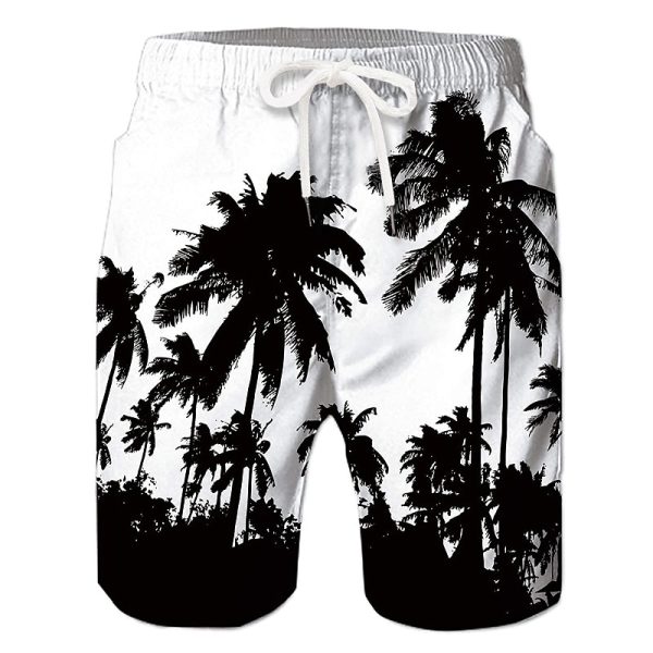 Board Shorts with Graphic Prints, Quick Dry, Daily Comfort