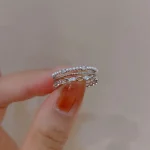 Hip-hop Metal Zircon Rings - Image 11