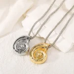 Beach Simple Style Conch Pendant Necklace - Image 6