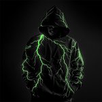 Lightning Graphic Zip Hoodie - Image 8