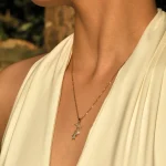 Elegant Crescent Moon and Star Pendant Necklace - Image 4