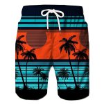 Board Shorts with Graphic Prints, Quick Dry, Daily Comfort - Image 14