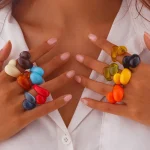 Simple Geometric Resin Plating Rings - Image 2