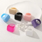 Geometric Resin Rings - Image 2
