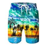 Board Shorts with Graphic Prints, Quick Dry, Daily Comfort - Image 6