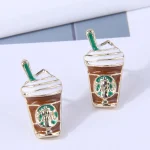 Charming Coffee Cup Earrings