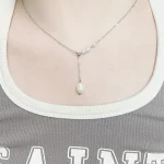 Elegant Princess Stainless Steel Alloy Pendant Necklace - Image 6