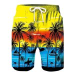 Board Shorts with Graphic Prints, Quick Dry, Daily Comfort - Image 2
