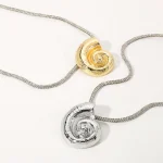 Beach Simple Style Conch Pendant Necklace - Image 5