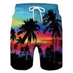 Board Shorts with Graphic Prints, Quick Dry, Daily Comfort - Image 3